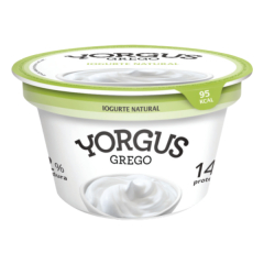 Iogurte Grego Naturais Yorgus 130g Natural