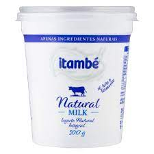 Iogurte Natural Milk Integral   Itambé Pote 450g 