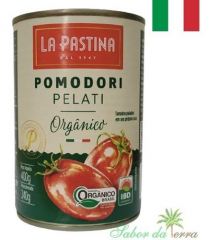 Tomate Pelado Organico La Pastina LT 400g 