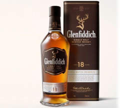 Bebida Whisky Glenfiddich 700ml 18