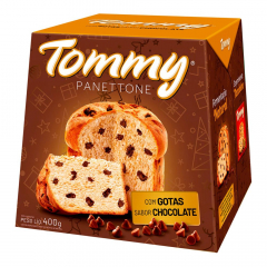 Panettone Tommy Gotas Chocolate 400g 