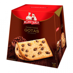 Panettone Casa Suiça Gotas Chocolate 400g 