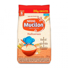Mucilon Promocional Nestlé Sachê 210g Multicereais