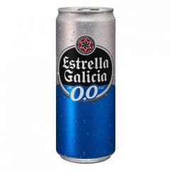 Cerveja Zero Estrella Galicia Lata 330ml 