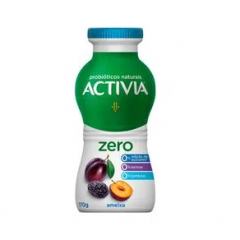 Iogurte Líquido  Zero Lactose  Activia 170g Ameixa