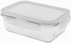 Pote Vidro Com Tampa Transparente 840ml Oikos un 