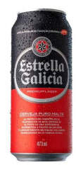 Cerveja Pilsen Estrella Galicia Lata 473ml 