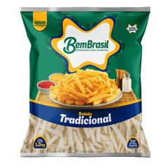 Batata Corte Tradicional BemBrasil 1050g 