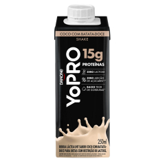 Bebida YoPro 15g Proteinas Danone 250ml Coco Batata Doce