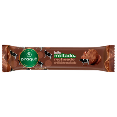 Biscoito Leite Maltado Recheado  Piraquê 85g Chocolate