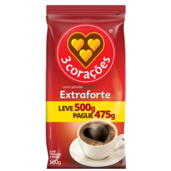 Café ExtraForte LV 500 PG 475 3 Corações 500g 