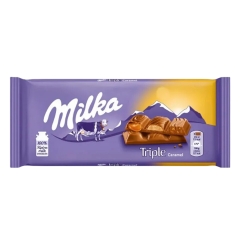 Chocolate Triple Caramelo Milka  90g 