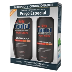 Kit Shampoo + Condicionador Niely Gold For Men 