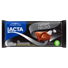 Chocolate Barra Lacta 80g Diamante Negro