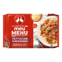 Meu Menu Perdigão 300g Fettucine Molho Bolonhesa